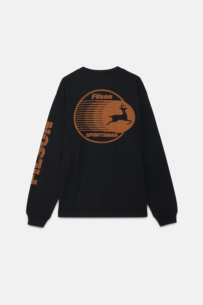 LONG SLEEVE FRONTIER GRAPHIC T-SHIRT