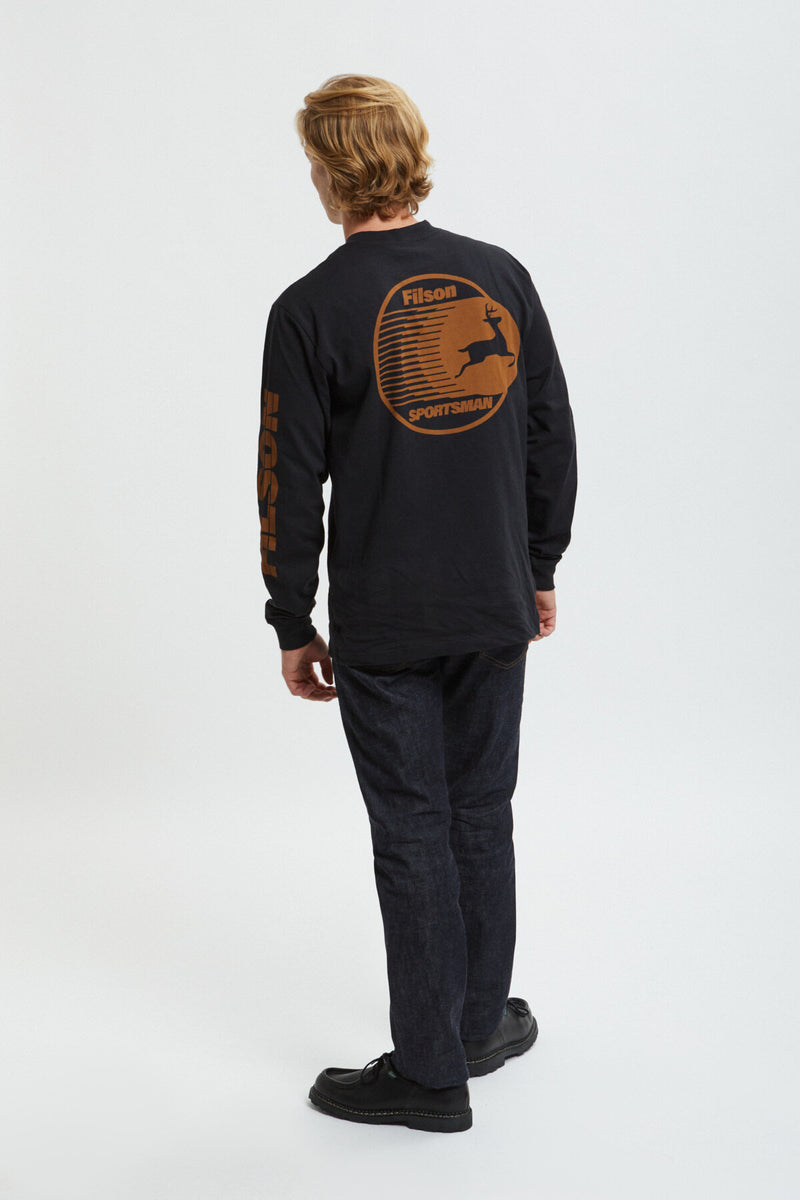 LONG SLEEVE FRONTIER GRAPHIC T-SHIRT