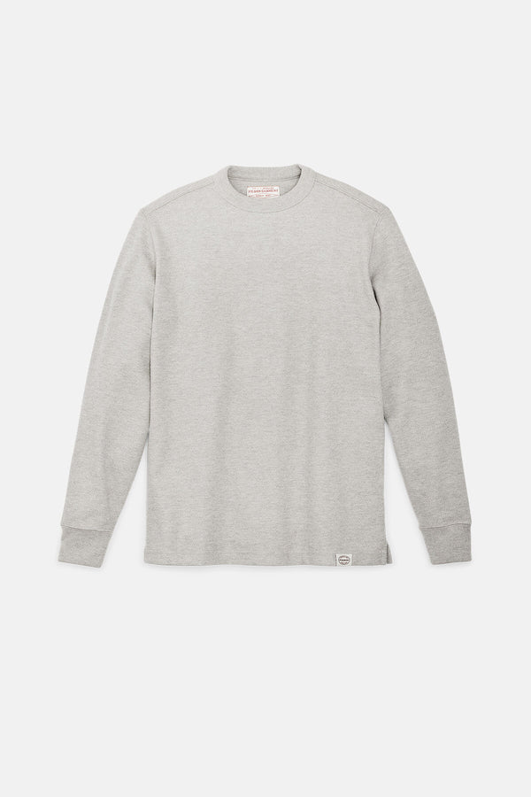 Waffle Knit Thermal Crewneck