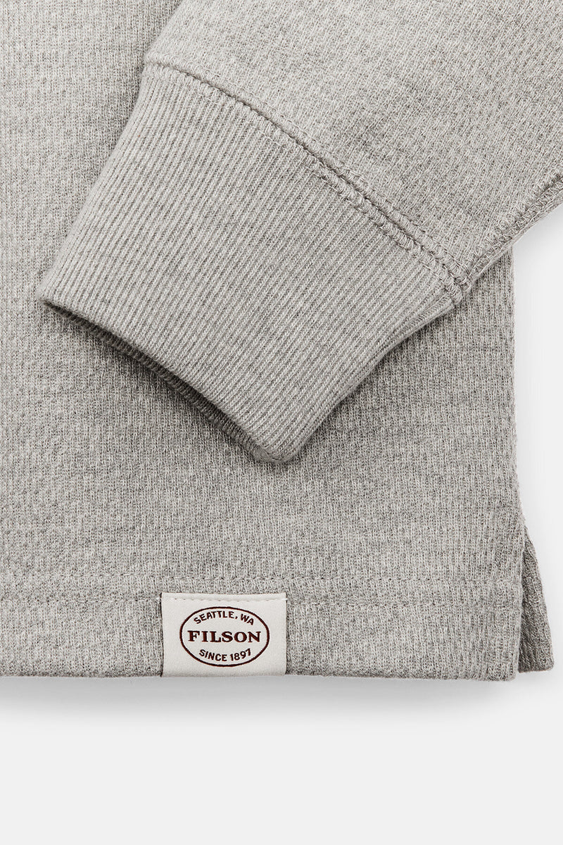 Waffle Knit Thermal Crewneck