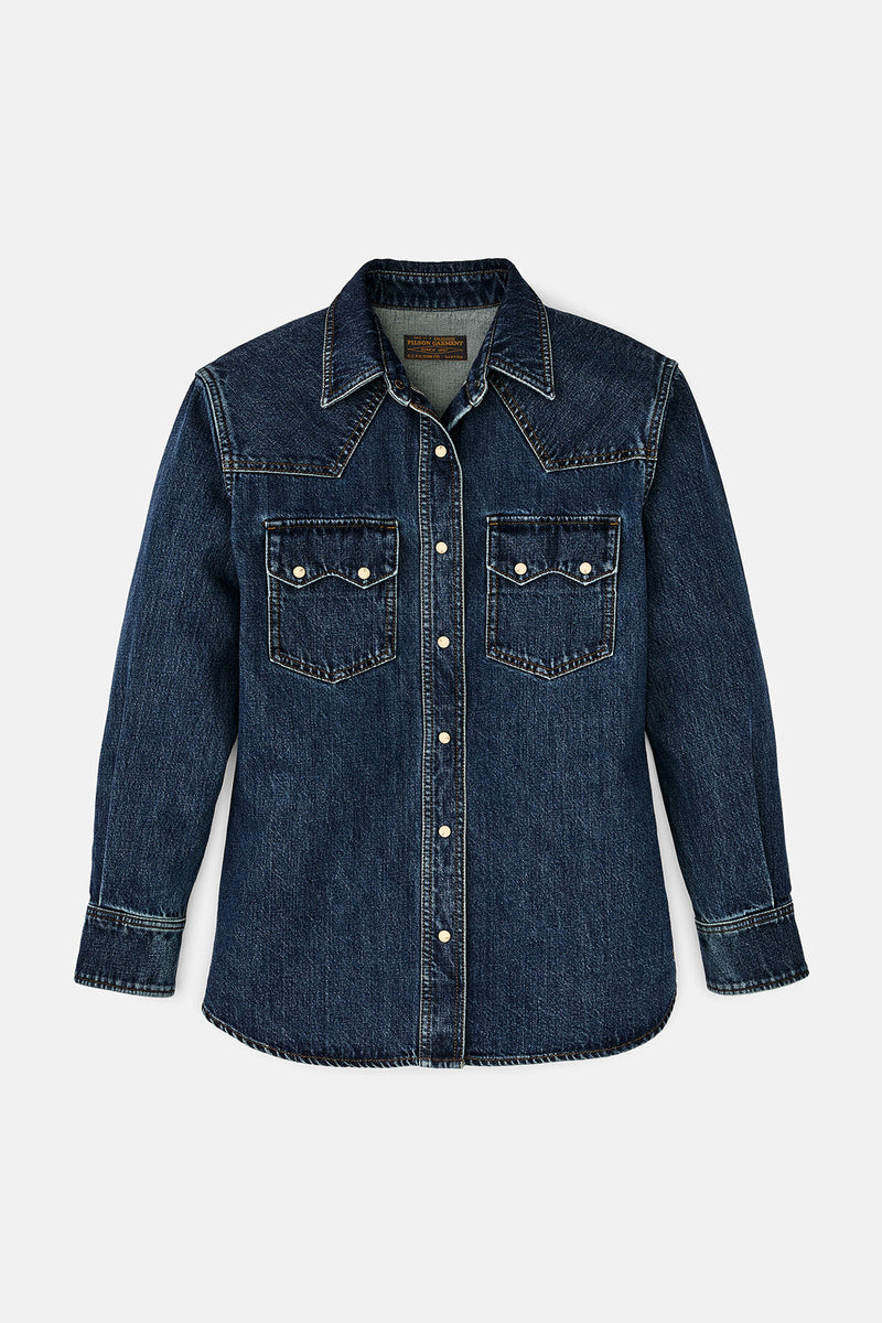 WOMEN’S DENIM WESTERN SHIRT