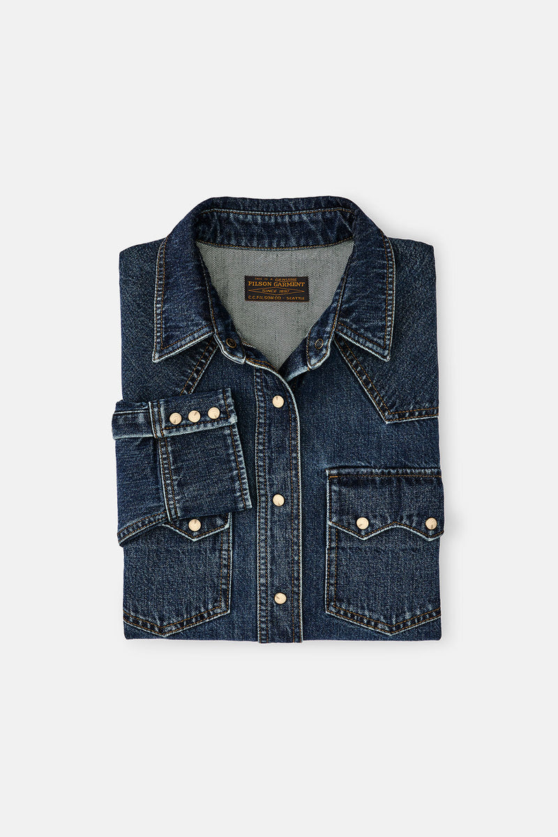 WOMEN’S DENIM WESTERN SHIRT