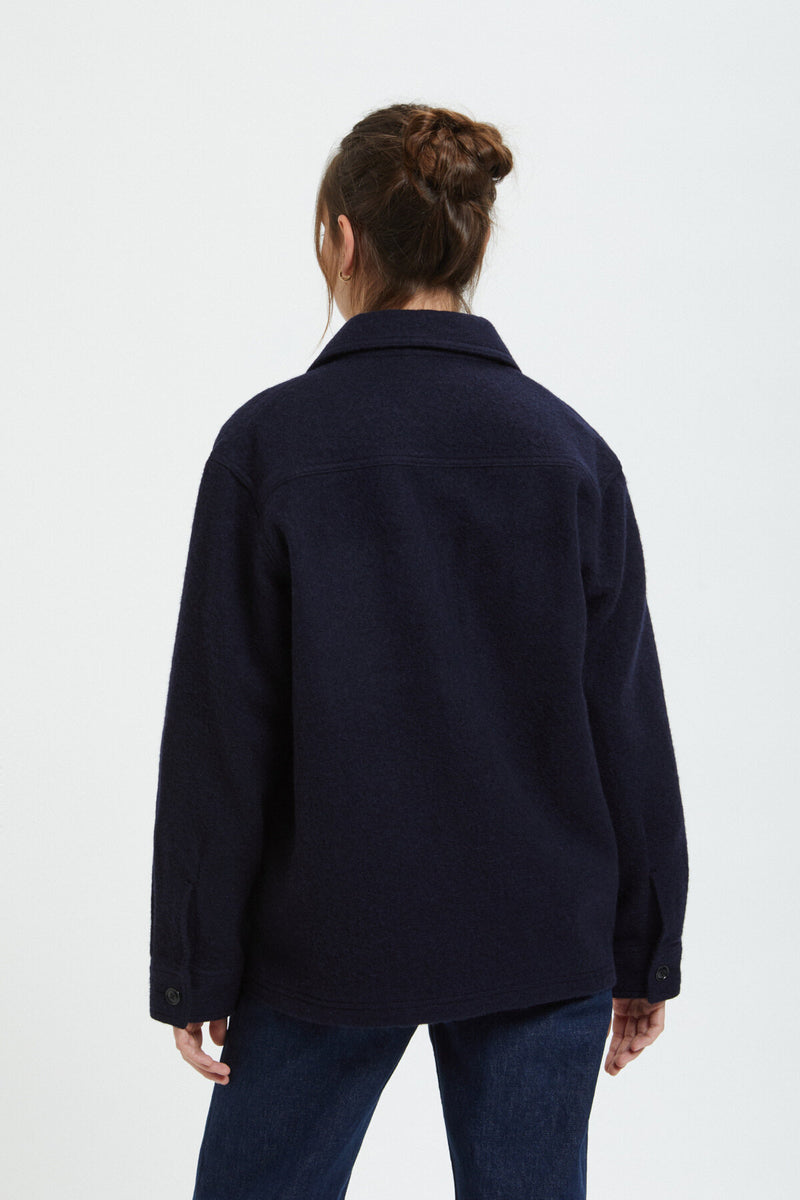 WOMEN'S WOOL OVERSHIRT