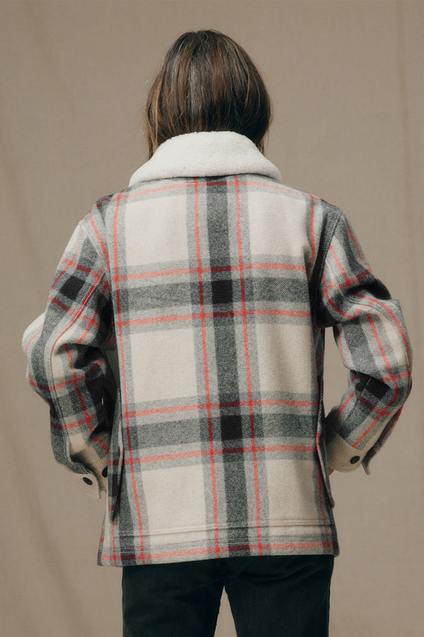 WOMEN’S MACKINAW WOOL SHEARLING CRUISER JACKET