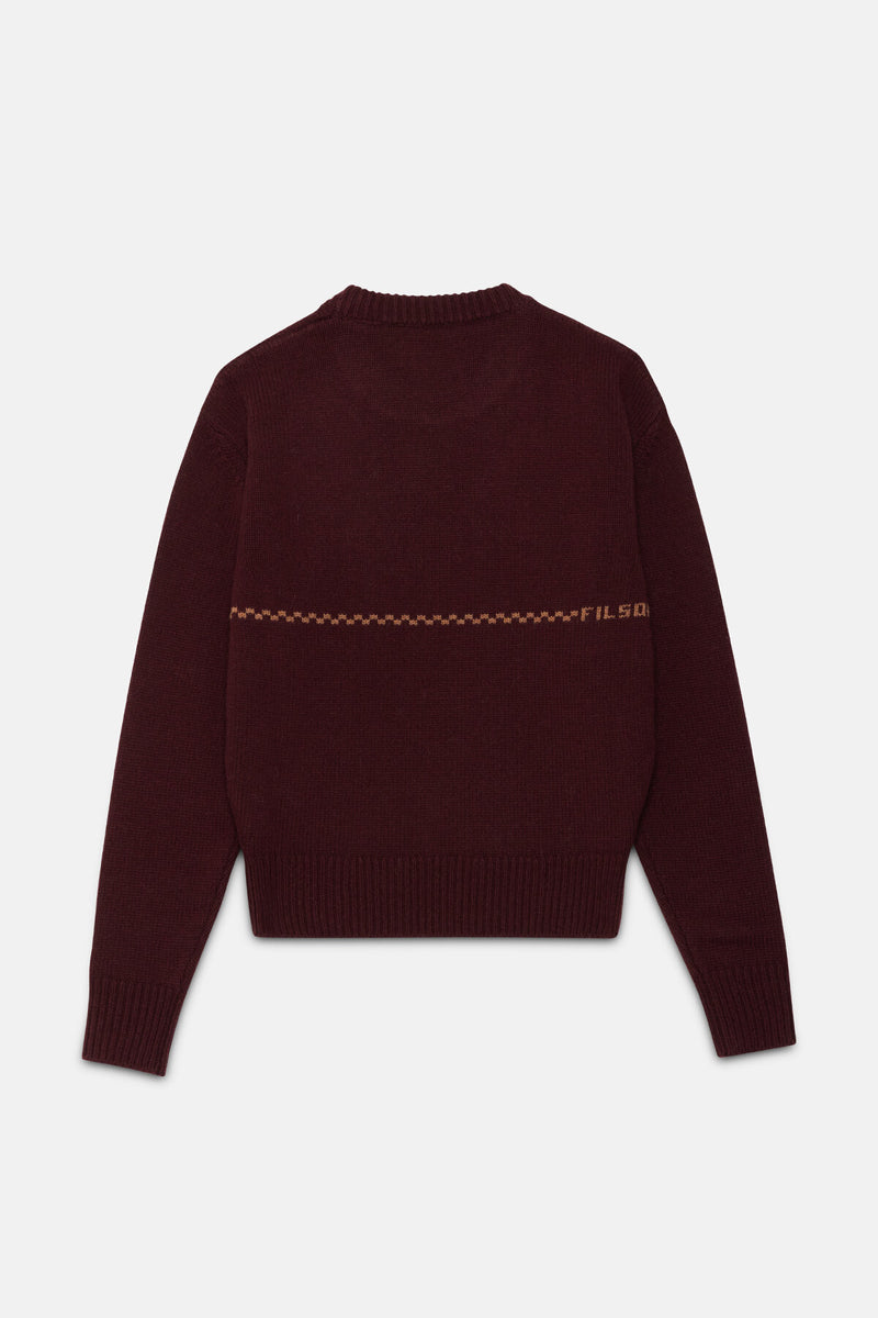 WOMEN'S WOOL CREWNECK SWEATER