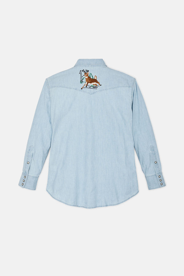 WOMEN'S EMBROIDERED WESTERN SHIRT