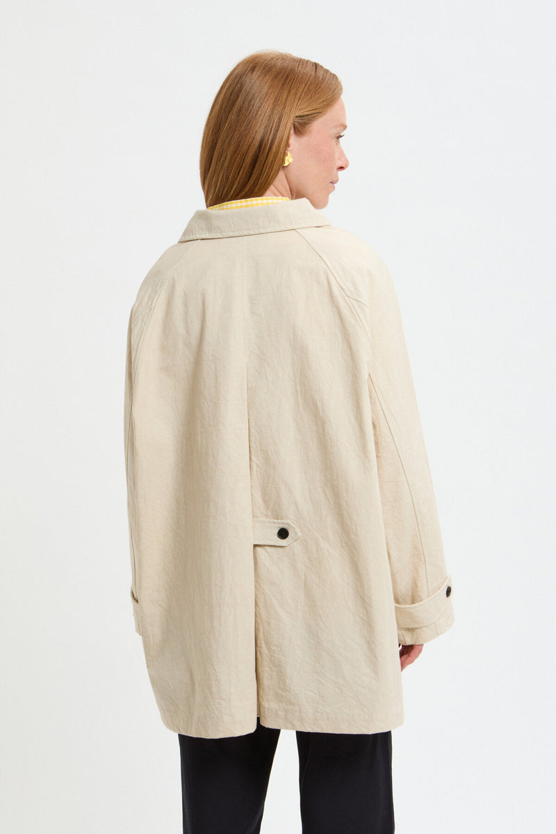 Stand Collar Short Coat