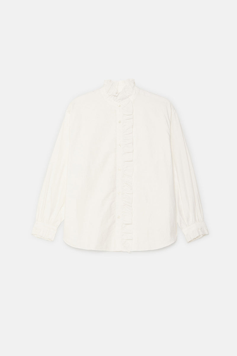 Ruffle Collar Shirt