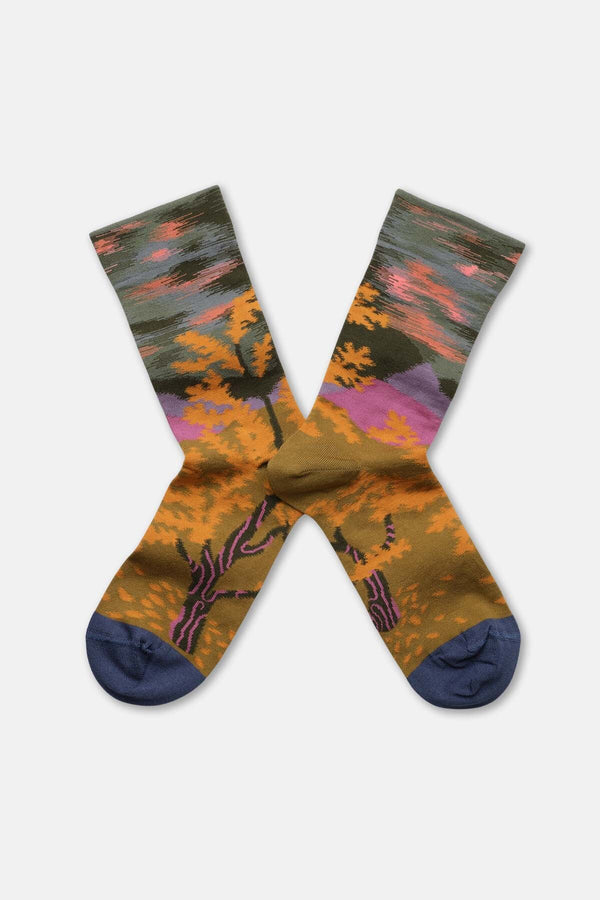 Absinthe Landscape Socks