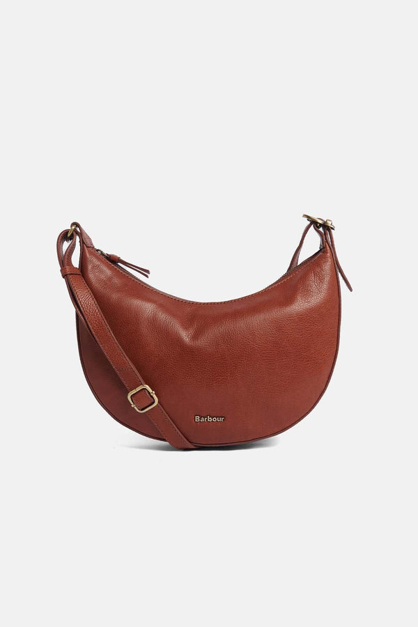 Laire Leather Half-Moon Bag