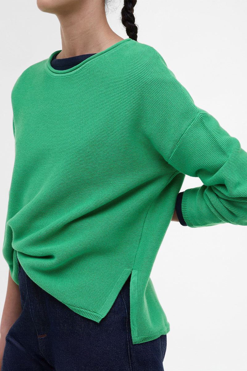 Marine Crew Neck Jumper