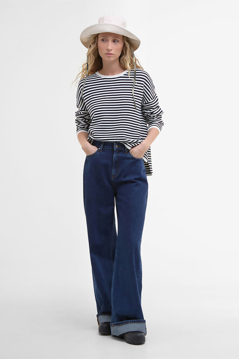 Marine Striped Crew Neck Jumper