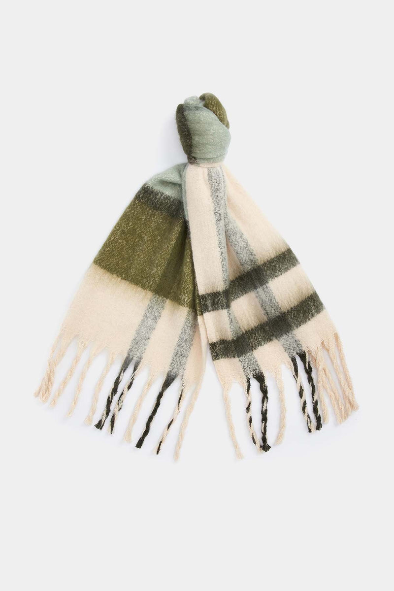 Isla Tartan Boucle Scarf