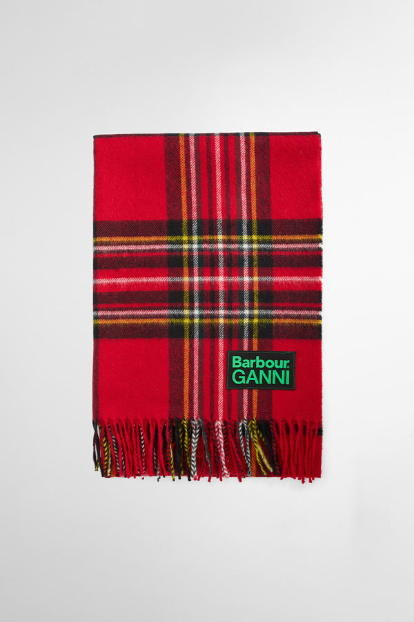 Barbour x GANNI Tartan Scarf