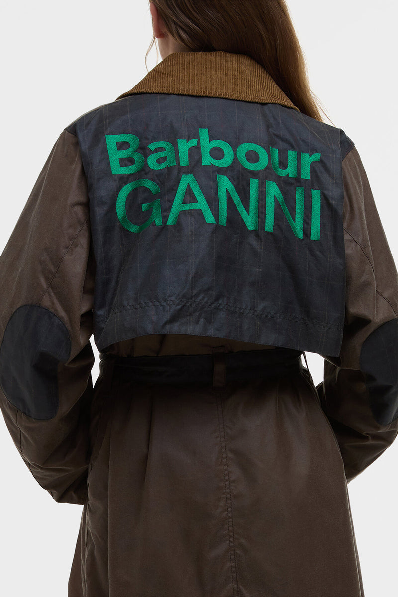 Barbour Ganni Wax Trench