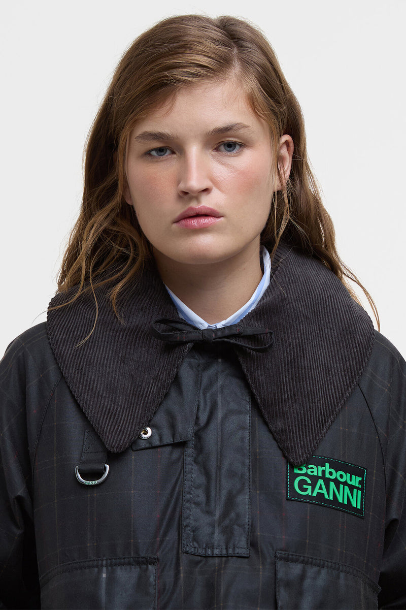 Barbour Ganni Wax Anorak Smock