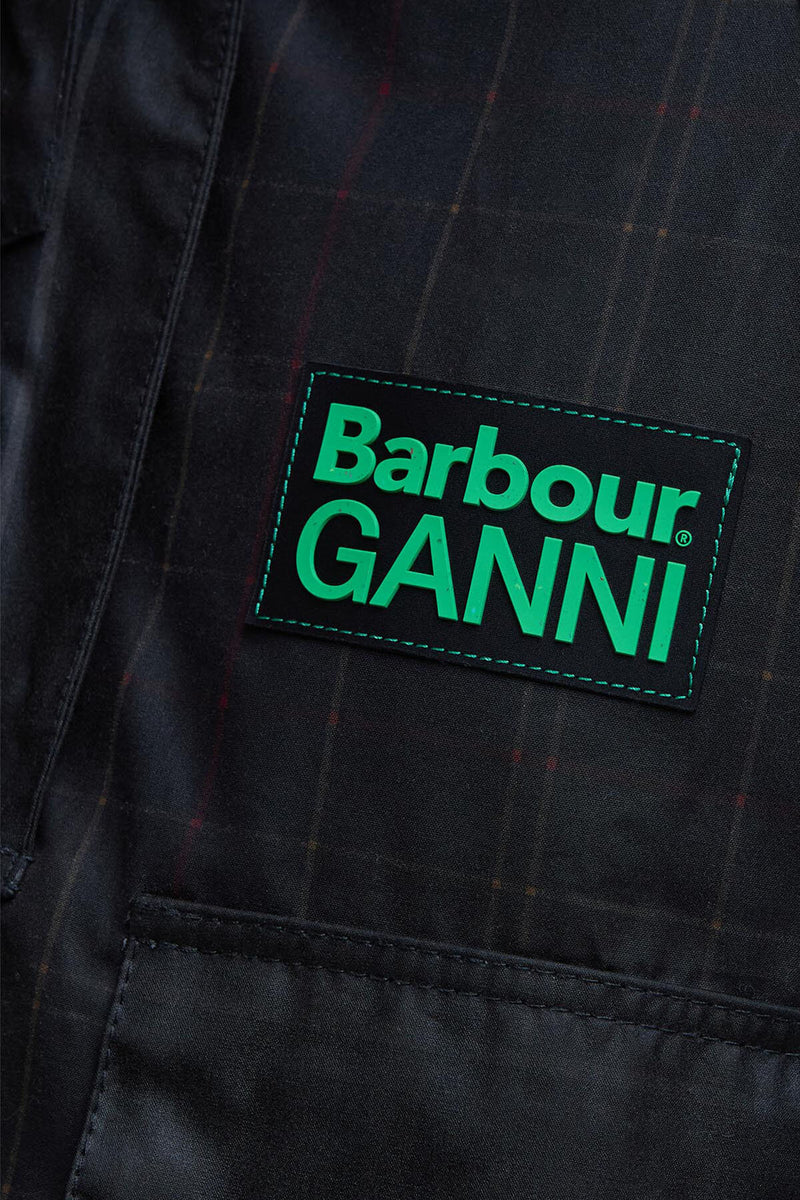 Barbour Ganni Wax Anorak Smock