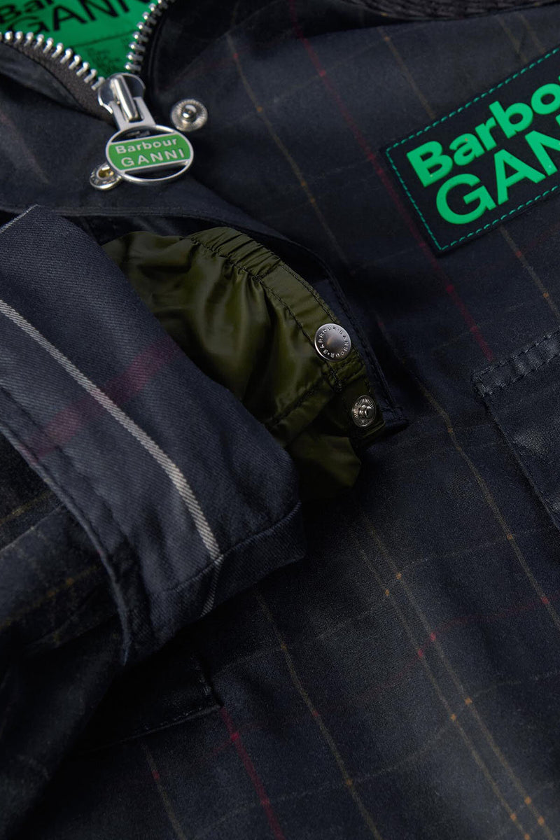 Barbour Ganni Wax Anorak Smock