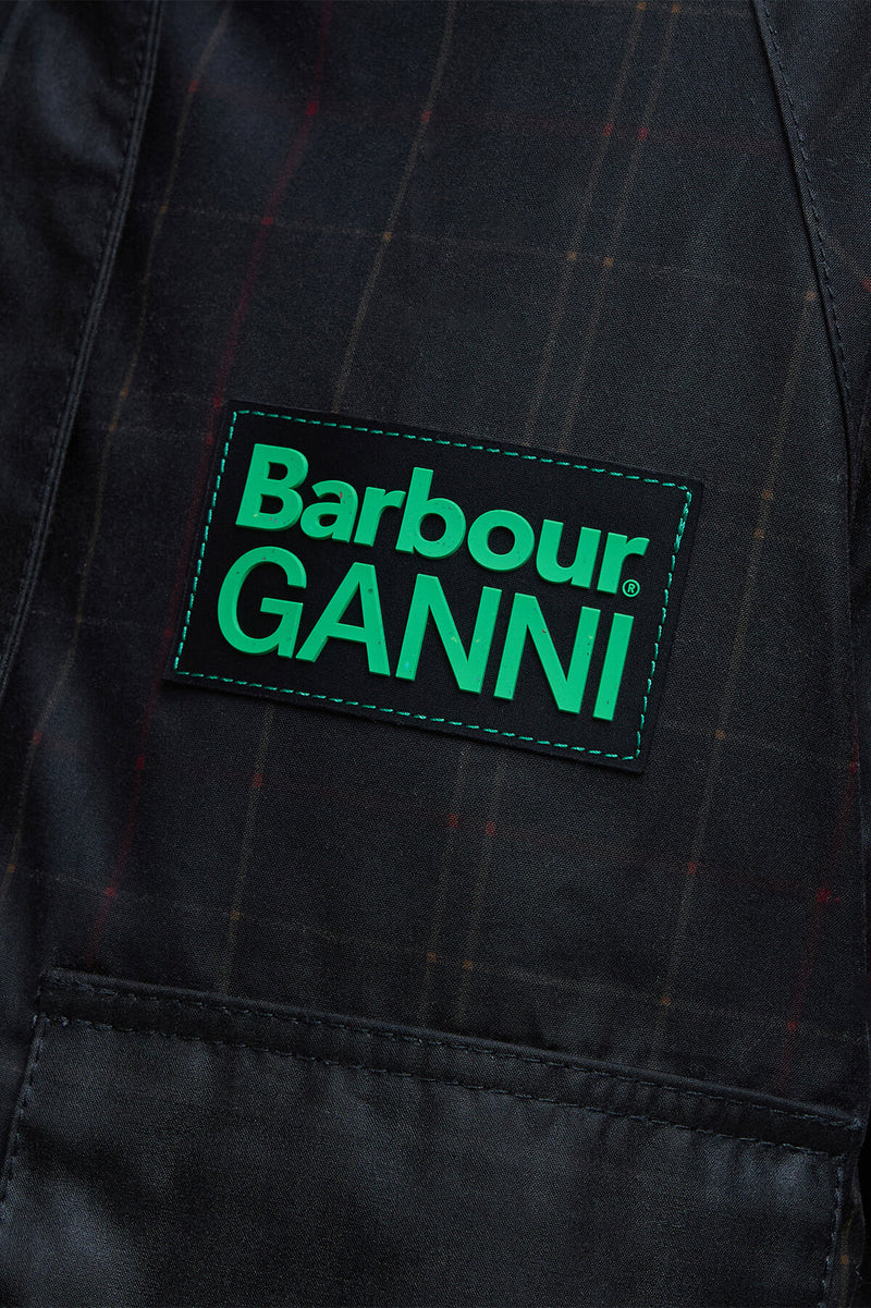 Barbour Ganni Wax Anorak Smock