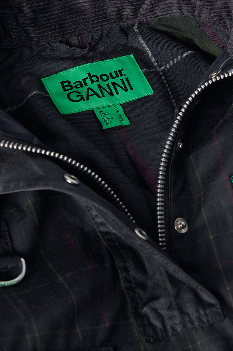 Barbour Ganni Wax Anorak Smock