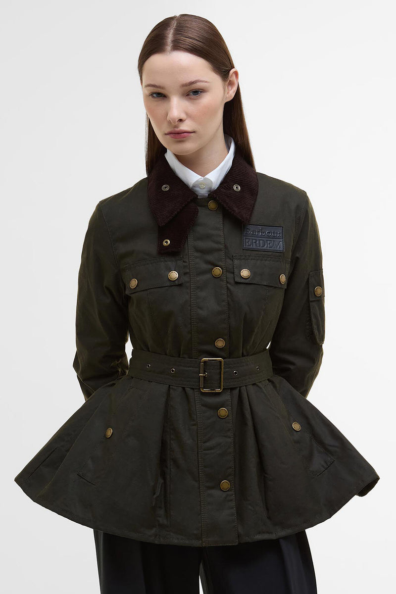 Barbour x ERDEM Constance Waxed Jacket