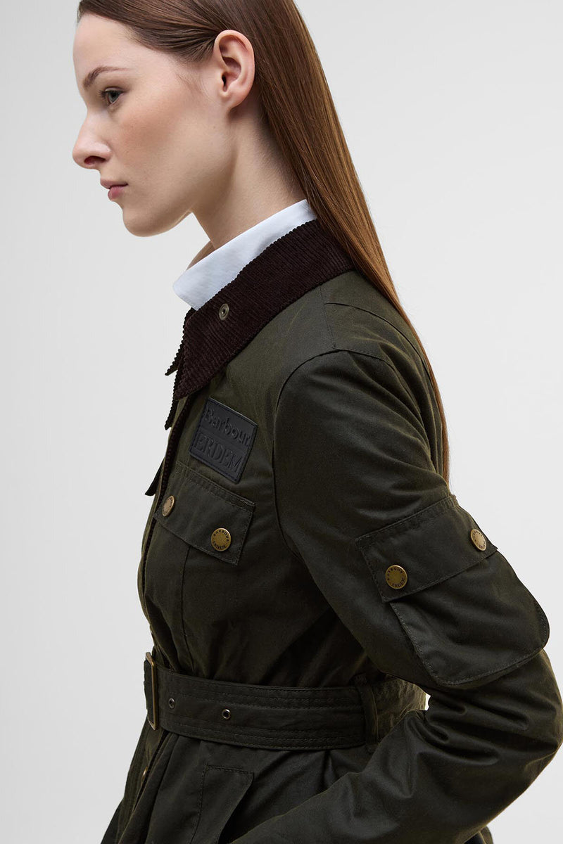 Barbour x ERDEM Constance Waxed Jacket