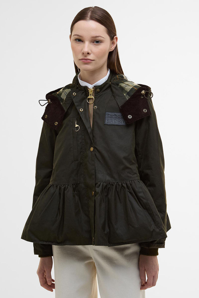 Barbour x ERDEM Dhalia Waxed Jacket