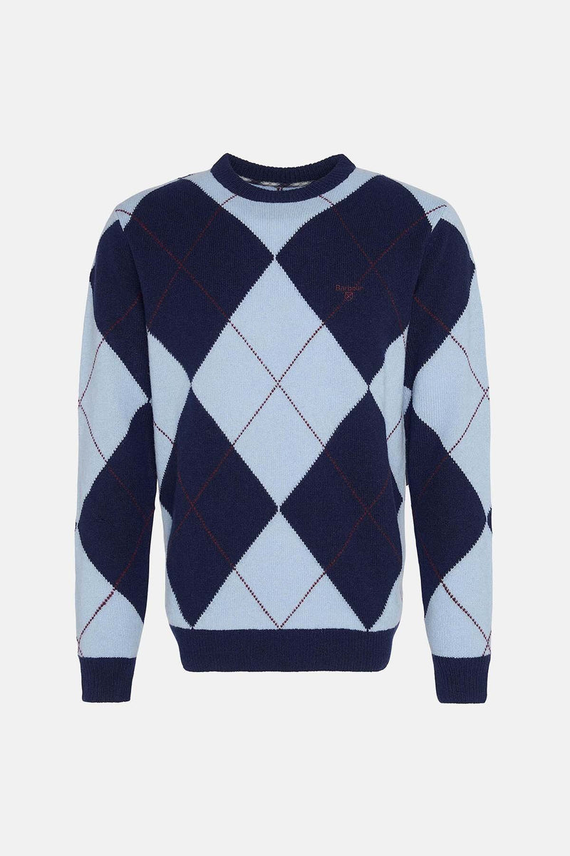 Sutherwell Argyle Crew Neck Jumper