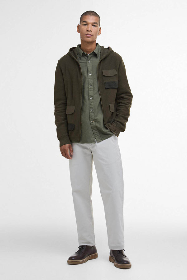 Barbour x TO KI TO Multi-Pocket Knitted Hoodie