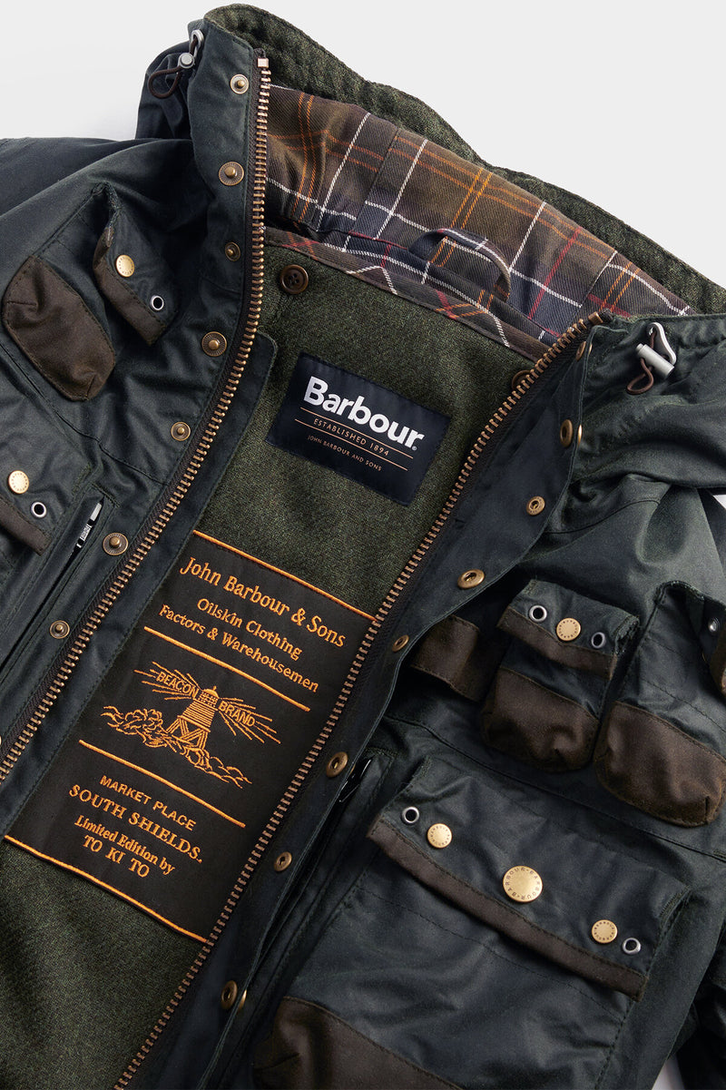 Barbour x TO KI TO Military Waxed Jacket