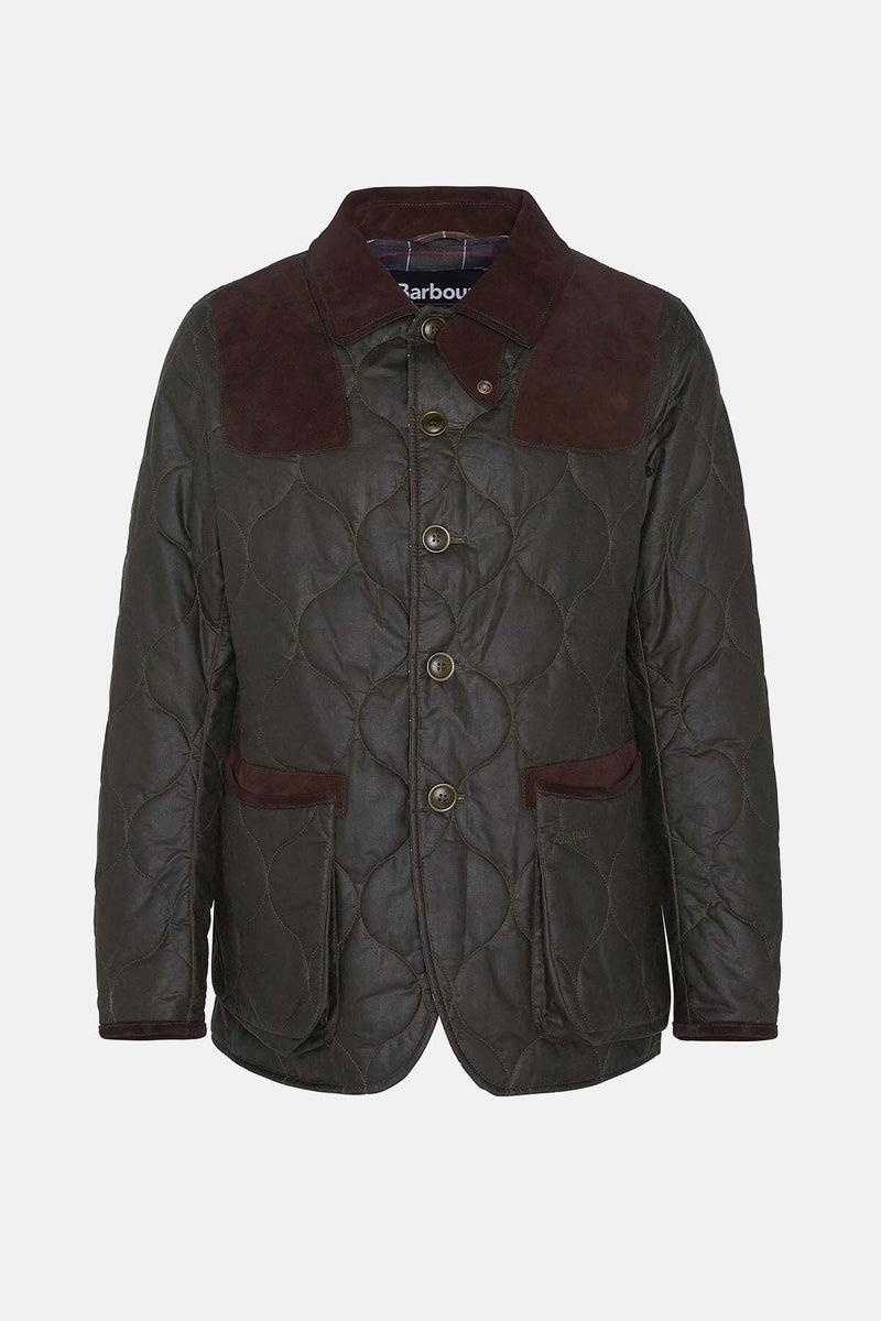 Barbour x TO KI TO Sporting Quilted Waxed Jacket