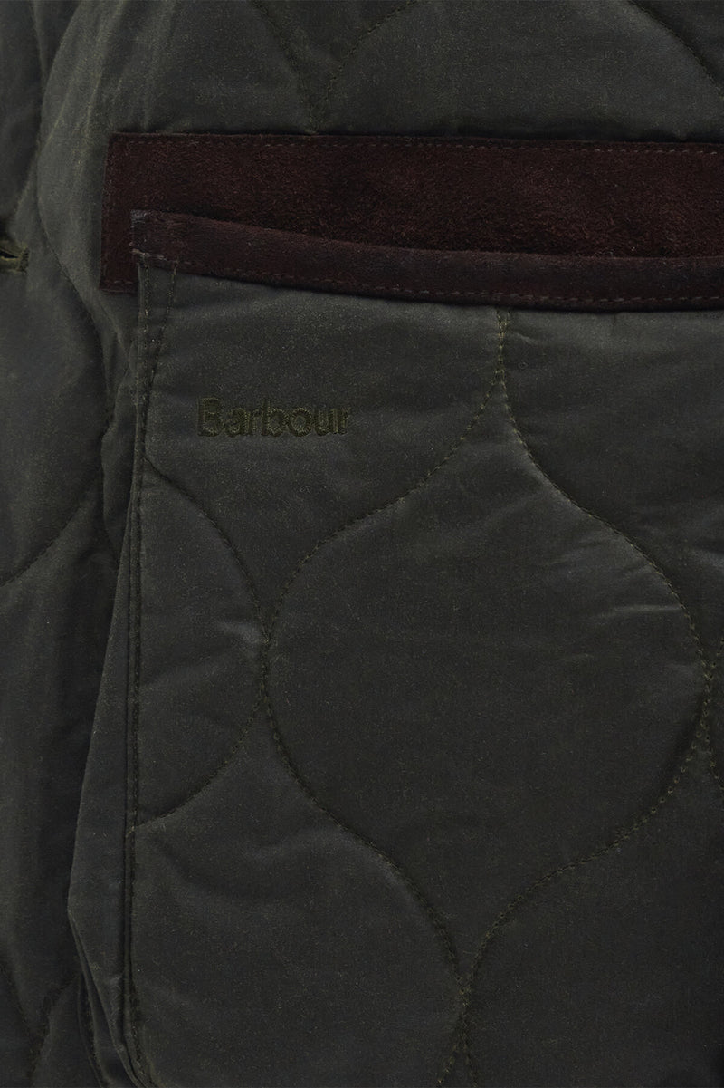 Barbour x TO KI TO Sporting Quilted Waxed Jacket