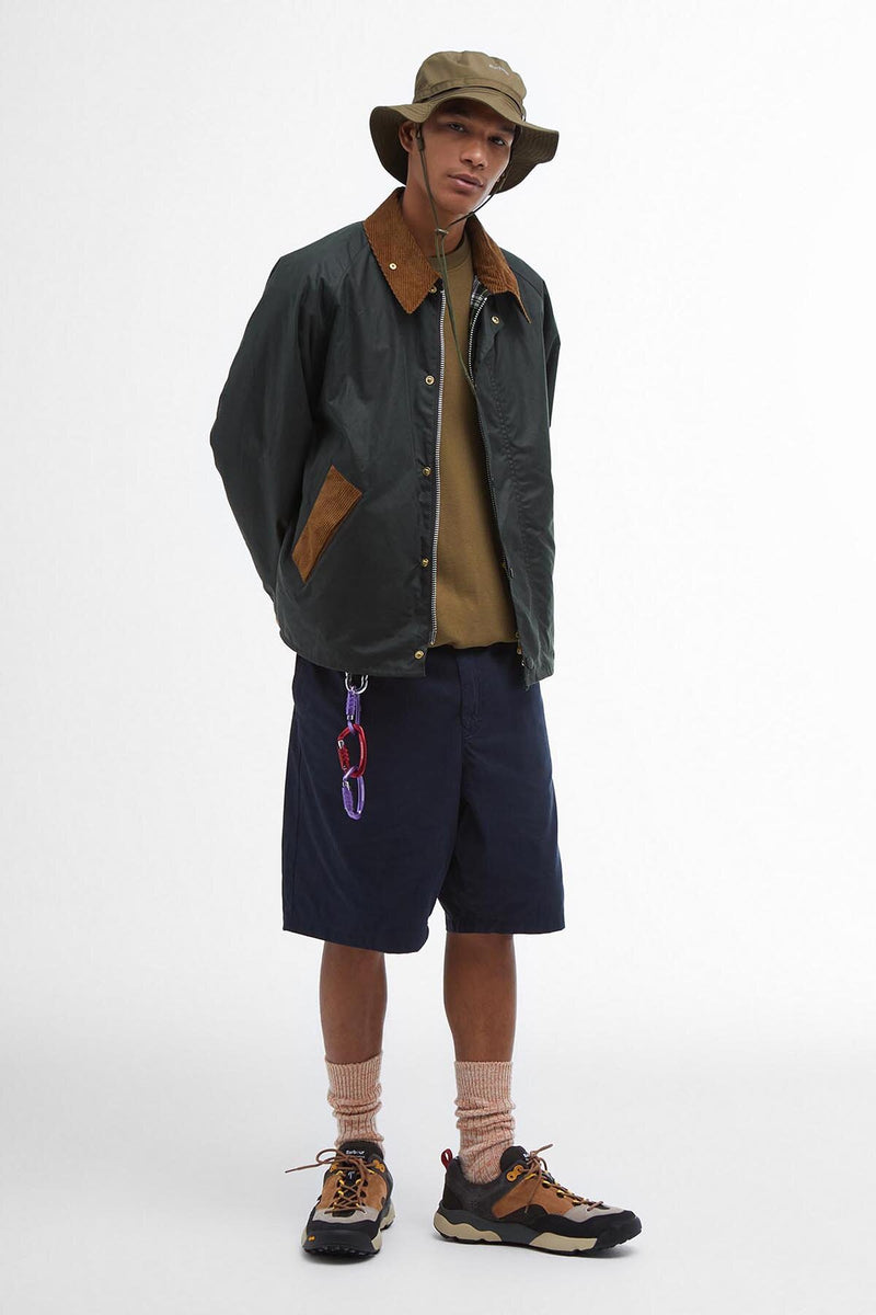 Barbour x Flower Mountain Oversized Transport Waxed Jacket