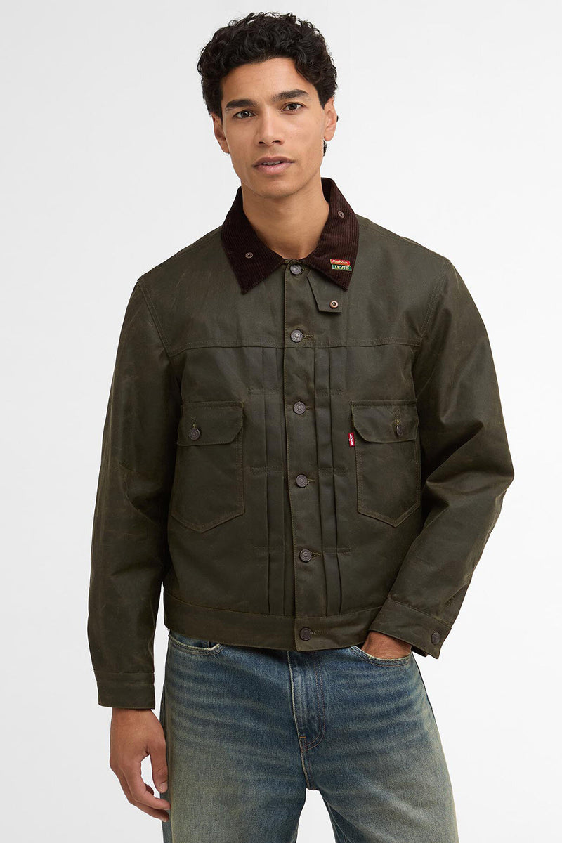 Barbour x Levi's Type Ii Wax Jkt