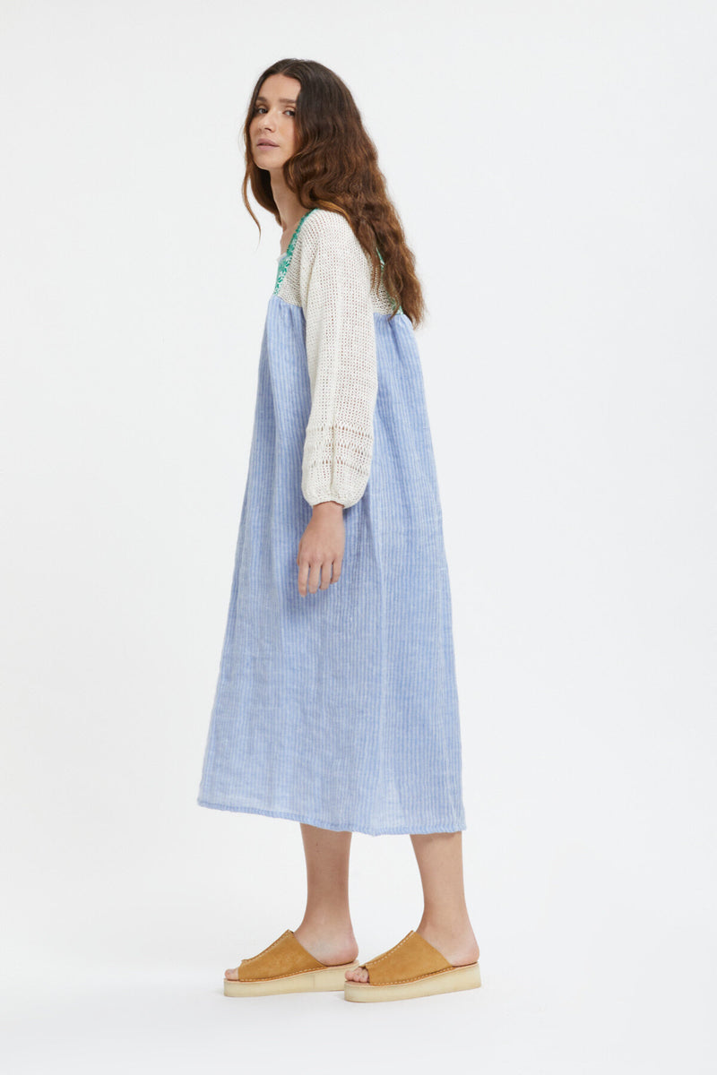 Midi Linen Naya Dress