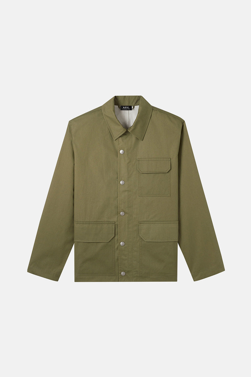 Straight cut cotton jacket