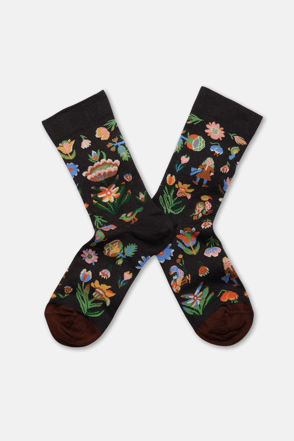 Black Tapestry Socks