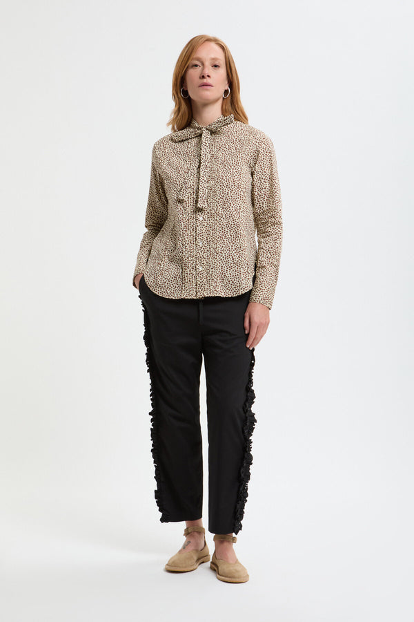 Ribbon Tie Blouse