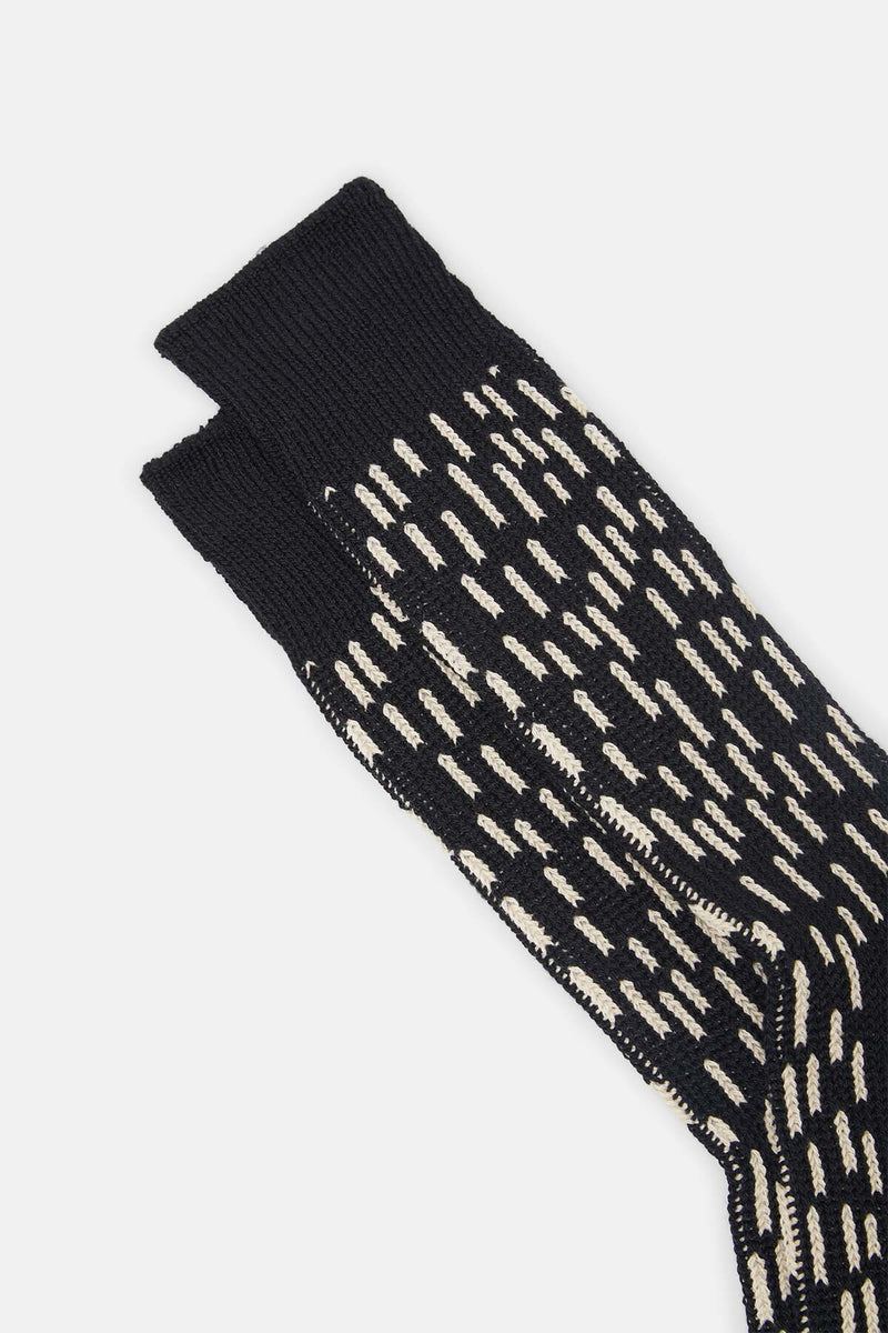 Rain drop crew socks