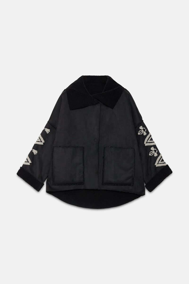 Ecoshearling Reversible Jacket