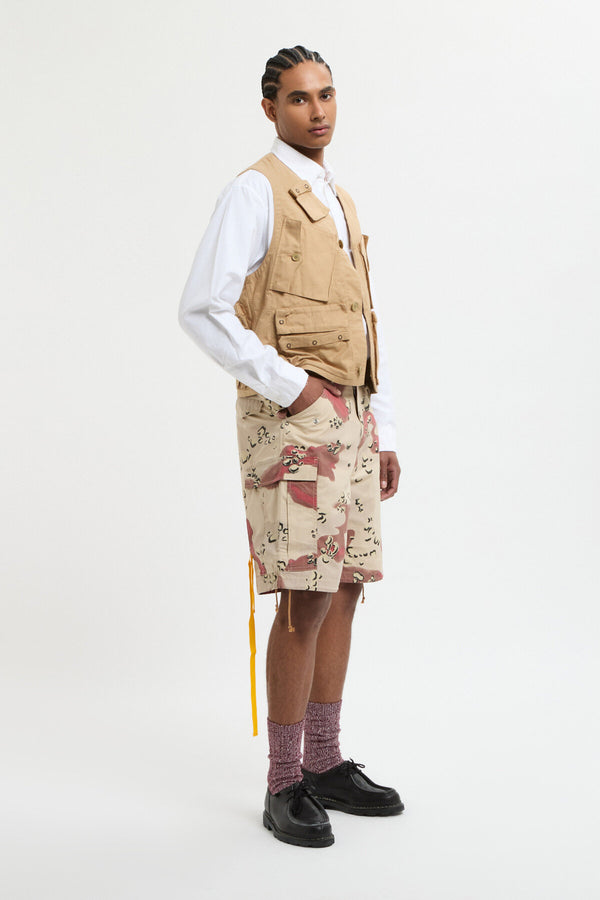 M-65 Mod. Painted Camo Shorts