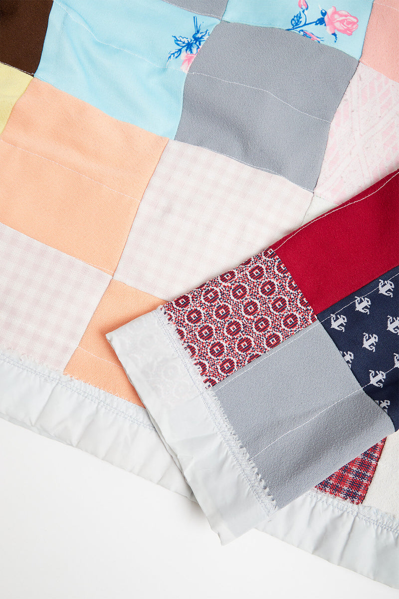 Patchwork Blanket Jacket