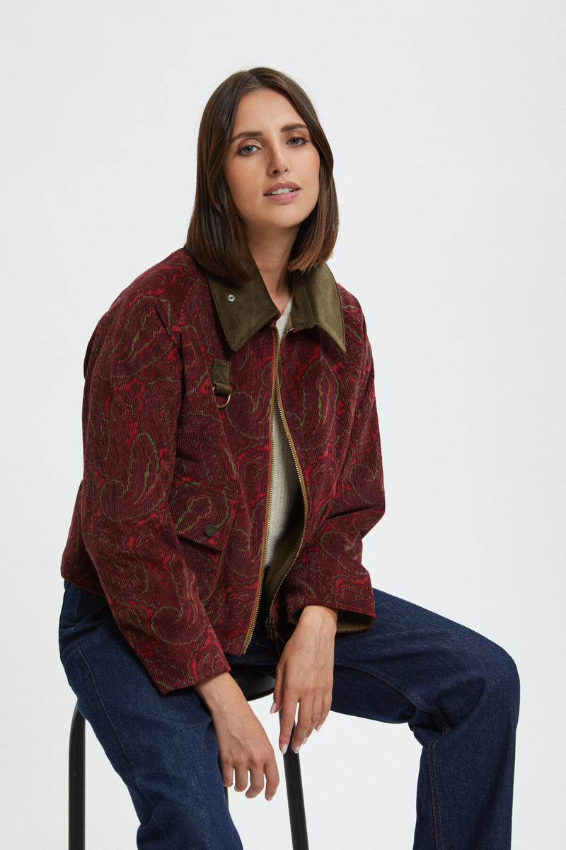 Corduroy Paisley Spey Jacket