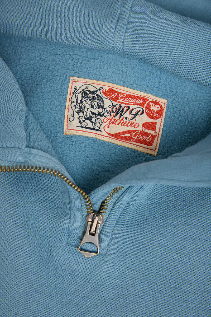 Cropped cotton hoodie
