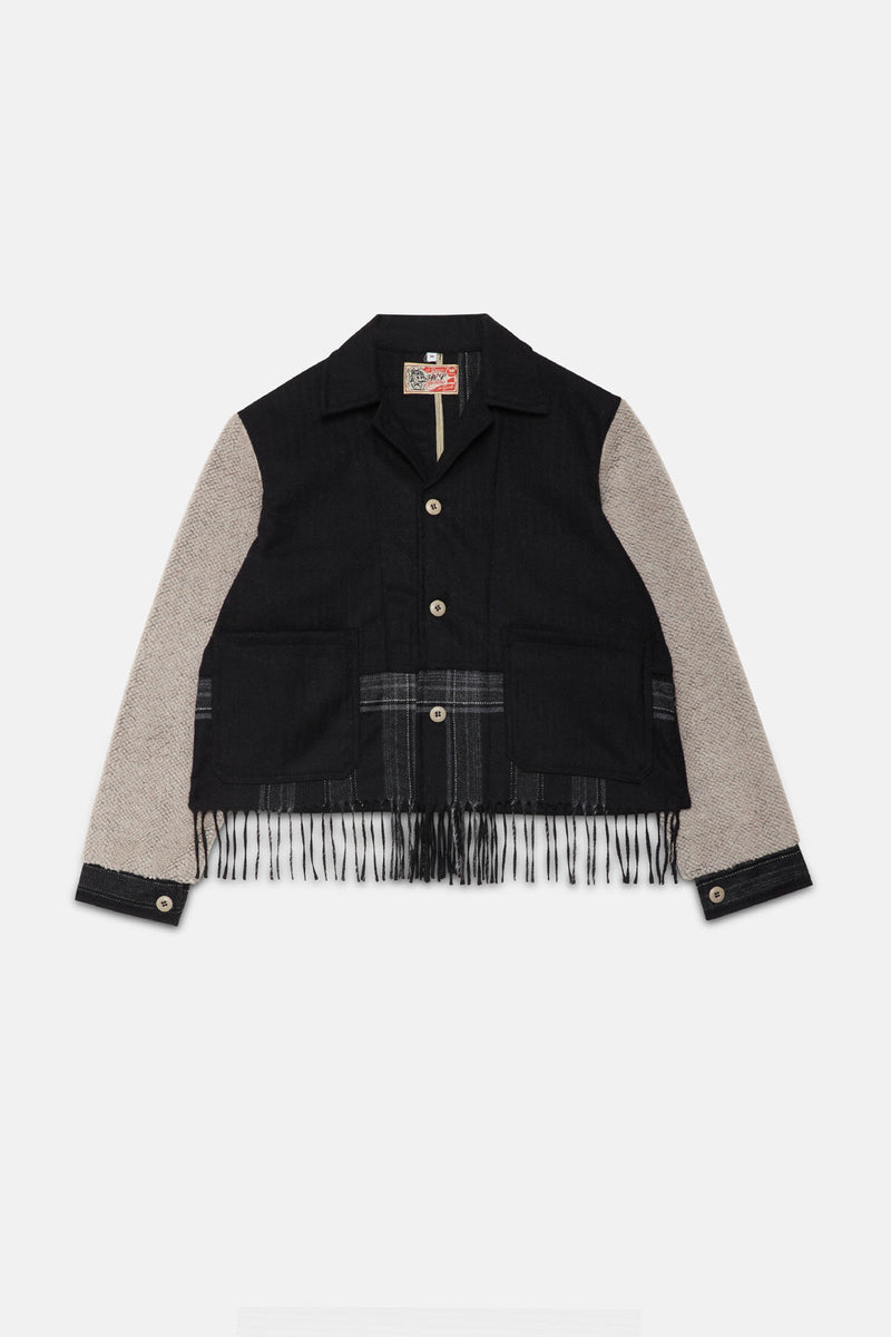 Wool Patchwork Overshirt