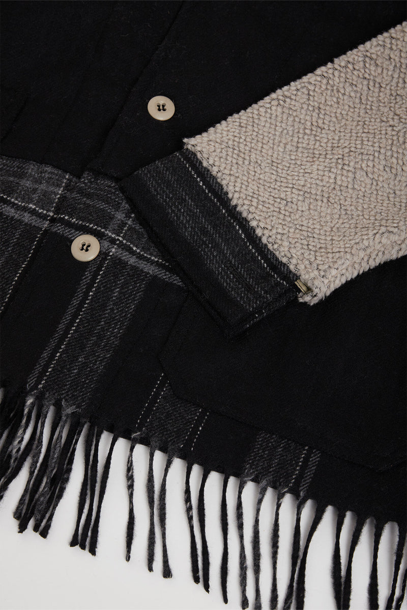 Wool Patchwork Overshirt