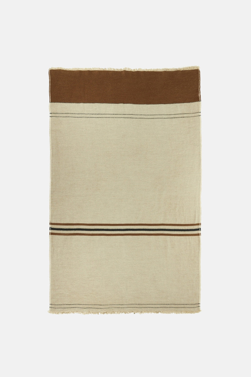 Foundry Throw Beeswax Stripe