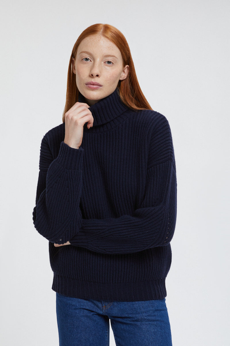 Senna Fisherman turtleneck sweater