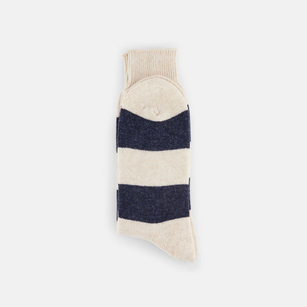 Wool Cashmere Stripes Socks