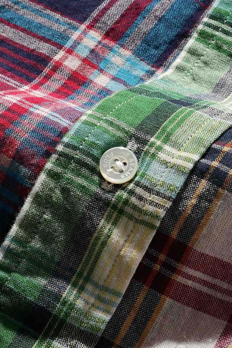 Short Sleeve Indian Madras Check